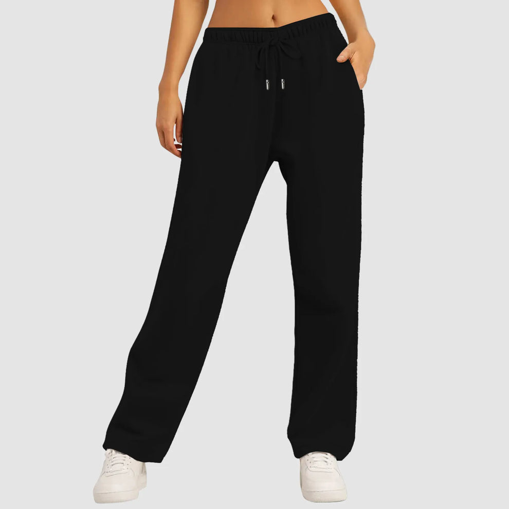 Women's Soft Cotton Blend Joggers | Comfortable Relaxed Fit Casual Pants 3