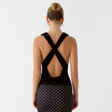 Women's Soft Tencel Modal Blouse | Elegant Cowl Neck Open Back Top 7