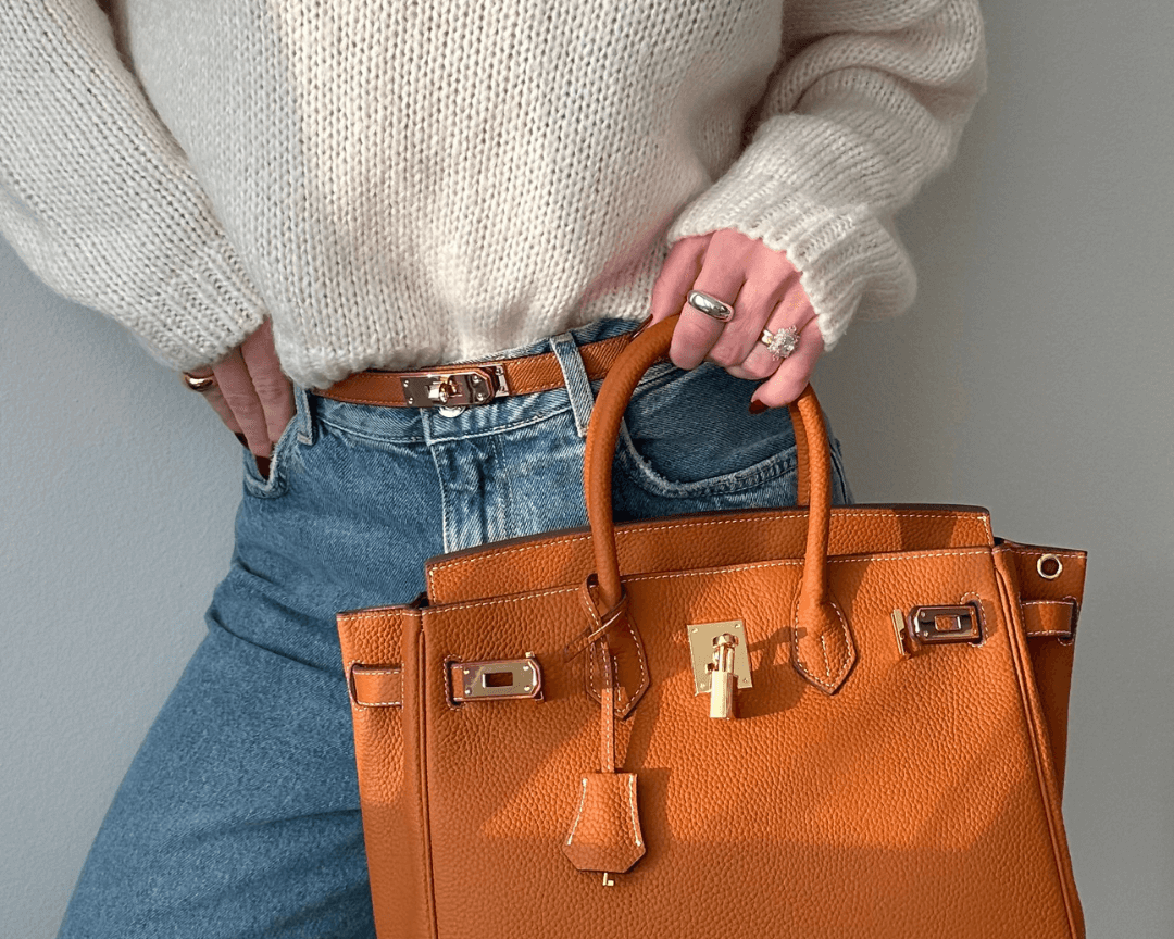 Women's Vegan Suede Tote Bag | Elegant Spacious Shopper with Magnetic Closure 8