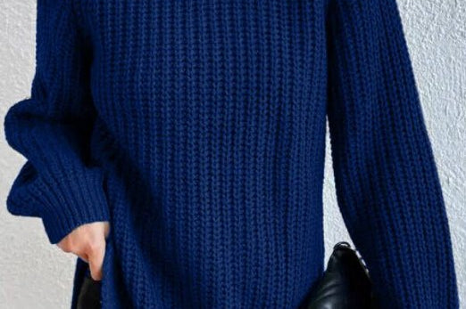 Women's Ribbed Turtleneck Knit Sweater | Sleek Everyday Sweater