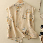 Womens Blouse | Vintage Floral Summer Top | Effortless Flowing Charm 2