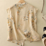 Womens Blouse | Vintage Floral Summer Top | Effortless Flowing Charm 2