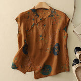 Womens Blouse | Vintage Floral Summer Top | Effortless Flowing Charm 3