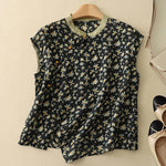 Womens Blouse | Vintage Floral Summer Top | Effortless Flowing Charm 4