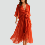 Wrap Maxi Dress | Elegant Long Summer Dress for Effortless Style 0