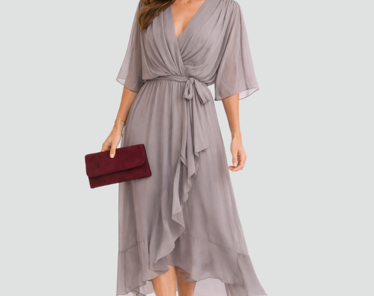 Wrap Maxi Dress | Elegant Long Summer Dress for Effortless Style 5