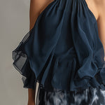 Zephyra | Women's Outfit Two Piece Set with Flowing Wide Leg Pants | Elegant Look for Warm Weather 4