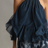 Zephyra | Women's Outfit Two Piece Set with Flowing Wide Leg Pants | Elegant Look for Warm Weather 4