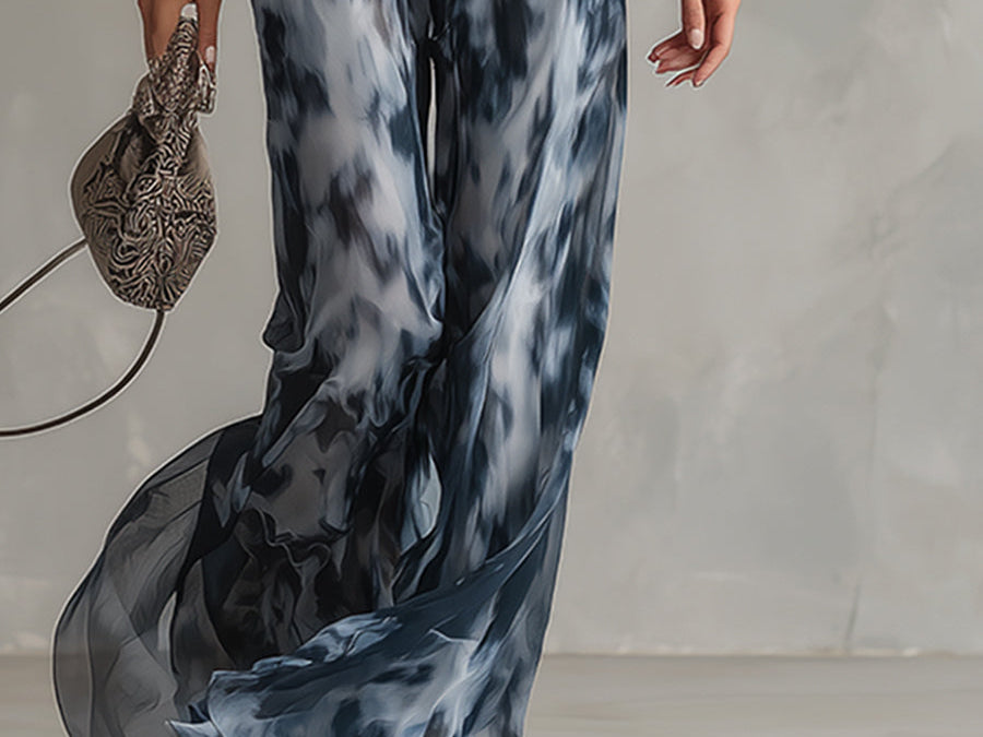 Zephyra | Women's Outfit Two Piece Set with Flowing Wide Leg Pants | Elegant Look for Warm Weather 5
