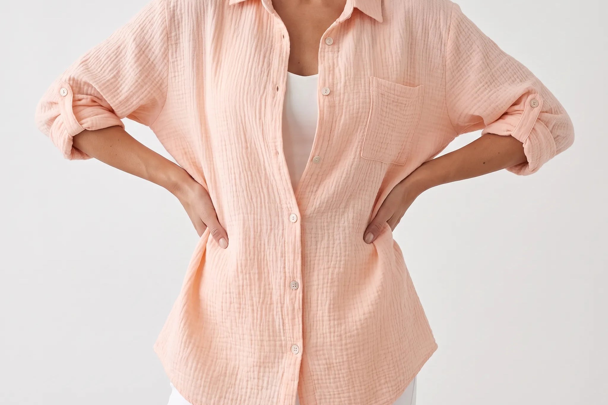 Women's Relaxed Button-Down Shirt | Soft Everyday Casual Shirt