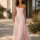 Alanis - Women's Backless Sleeveless Maxi Wedding Guest Dress