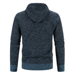 Alden - Men's Hooded Zip-Up Knit Cardigan