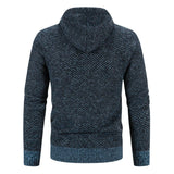 Alden - Men's Hooded Zip-Up Knit Cardigan
