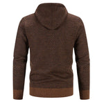 Alden - Men's Hooded Zip-Up Knit Cardigan