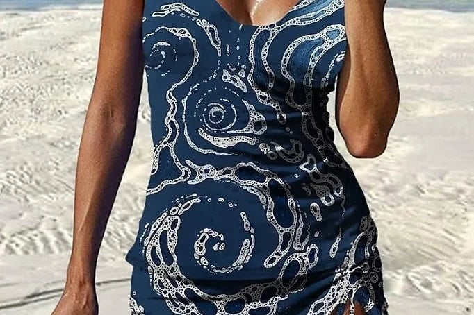 Nora - Women's Floral Bikini Set with Swim Shorts