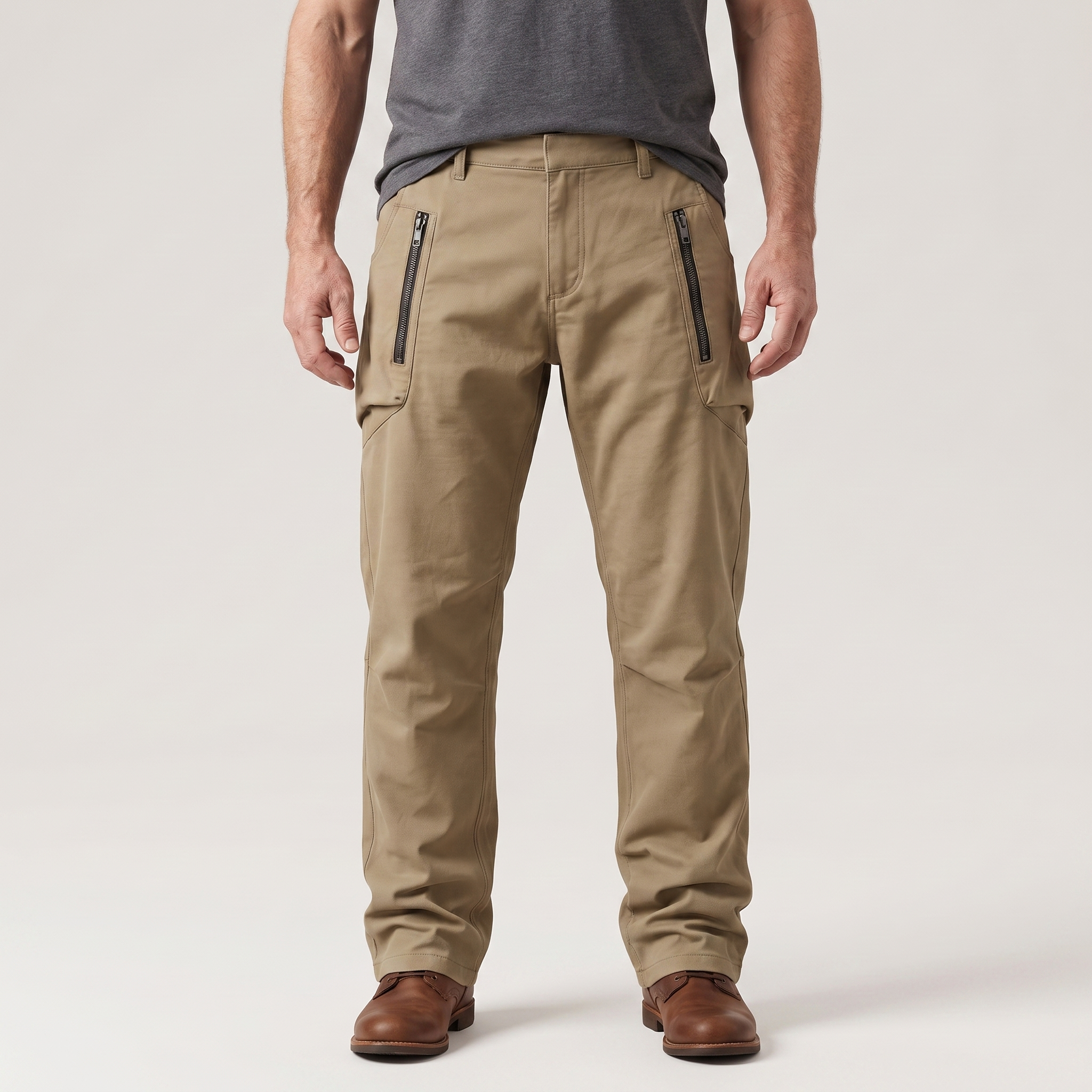Barrett - Men's Cotton Utility Cargo Pants with Multiple Pockets