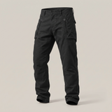 Barrett - Men's Cotton Utility Cargo Pants with Multiple Pockets - Black