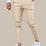 Bastian - Men's Skinny Fit Stretch Chinos - Beige