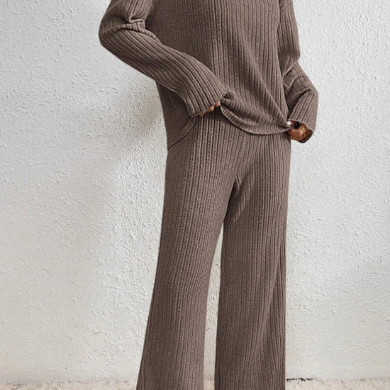 Women's Ribbed Lounge Set | Cozy Two-Piece Loungewear Set