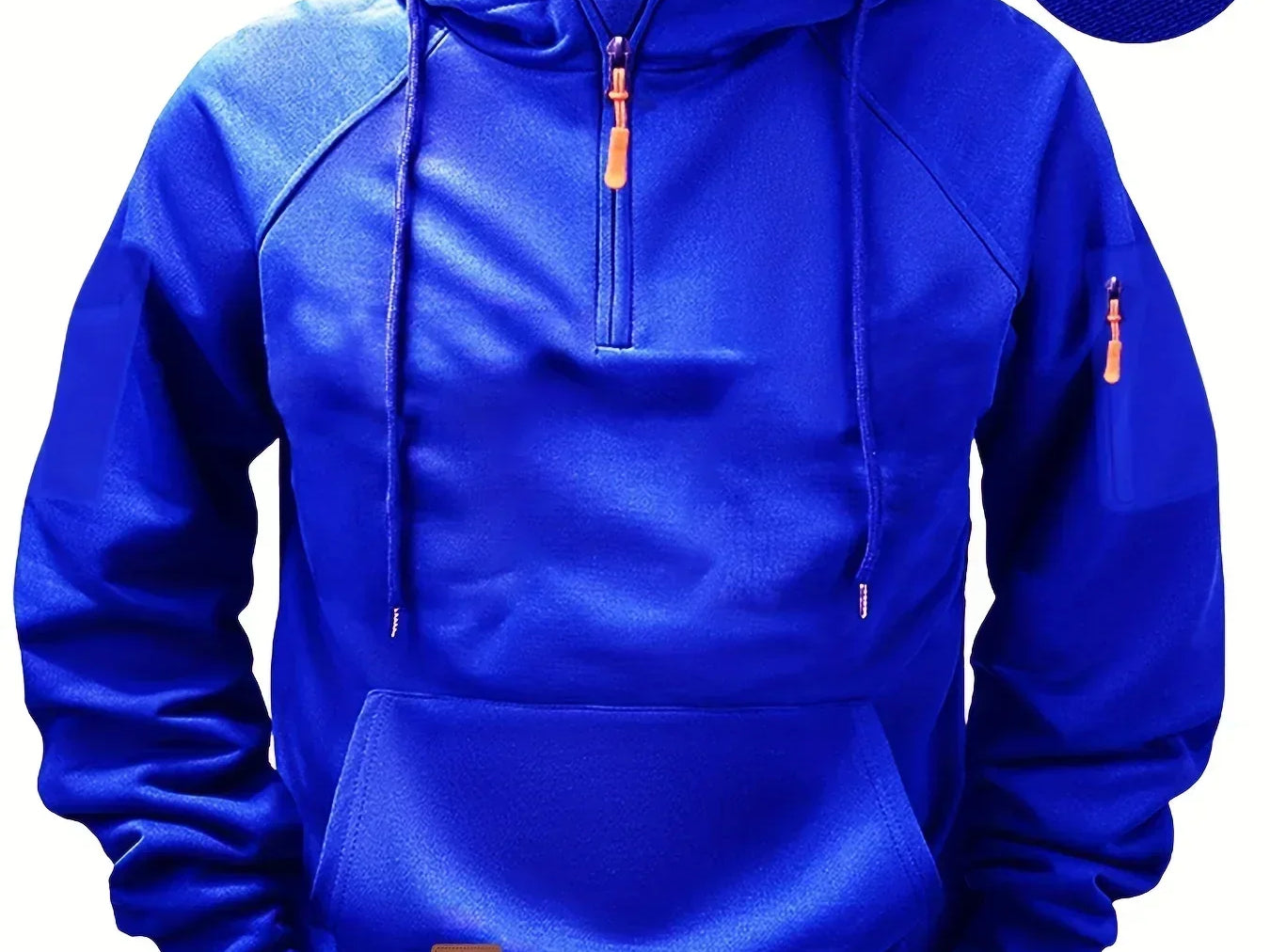 Bowen - Men's Lightweight Full-Zip Hoodie - Blue