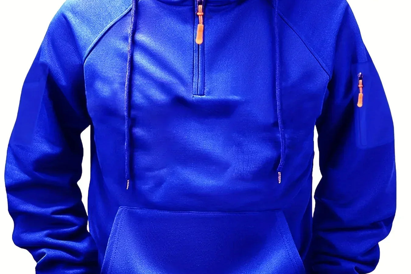Bowen - Men's Lightweight Full-Zip Hoodie - Blue