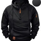 Bowen - Men's Lightweight Full-Zip Hoodie - Black