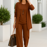 Braelyn - Women's Three-Piece Coordinated Pant Set