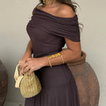 Brigid - Women's Long Mesh Overlay Ceremony Dress