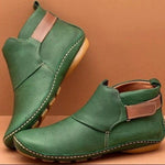 Caelia - Women's Orthopedic Ankle Boots with Supportive Sole - Green