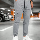 Calder - Men's Cargo Jogger Trousers with Drawstring Waist