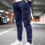 Calder - Men's Cargo Jogger Trousers with Drawstring Waist