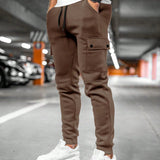 Calder - Men's Cargo Jogger Trousers with Drawstring Waist
