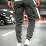Calder - Men's Cargo Jogger Trousers with Drawstring Waist