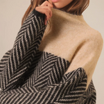 Caoimhe - Women's Soft Cashmere-Blend Turtleneck Sweater