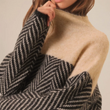 Caoimhe - Women's Soft Cashmere-Blend Turtleneck Sweater