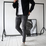 Darren - Men's Lightweight Overshirt Jacket with Chest Pockets - Black