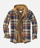 Blue and Orange Plaid