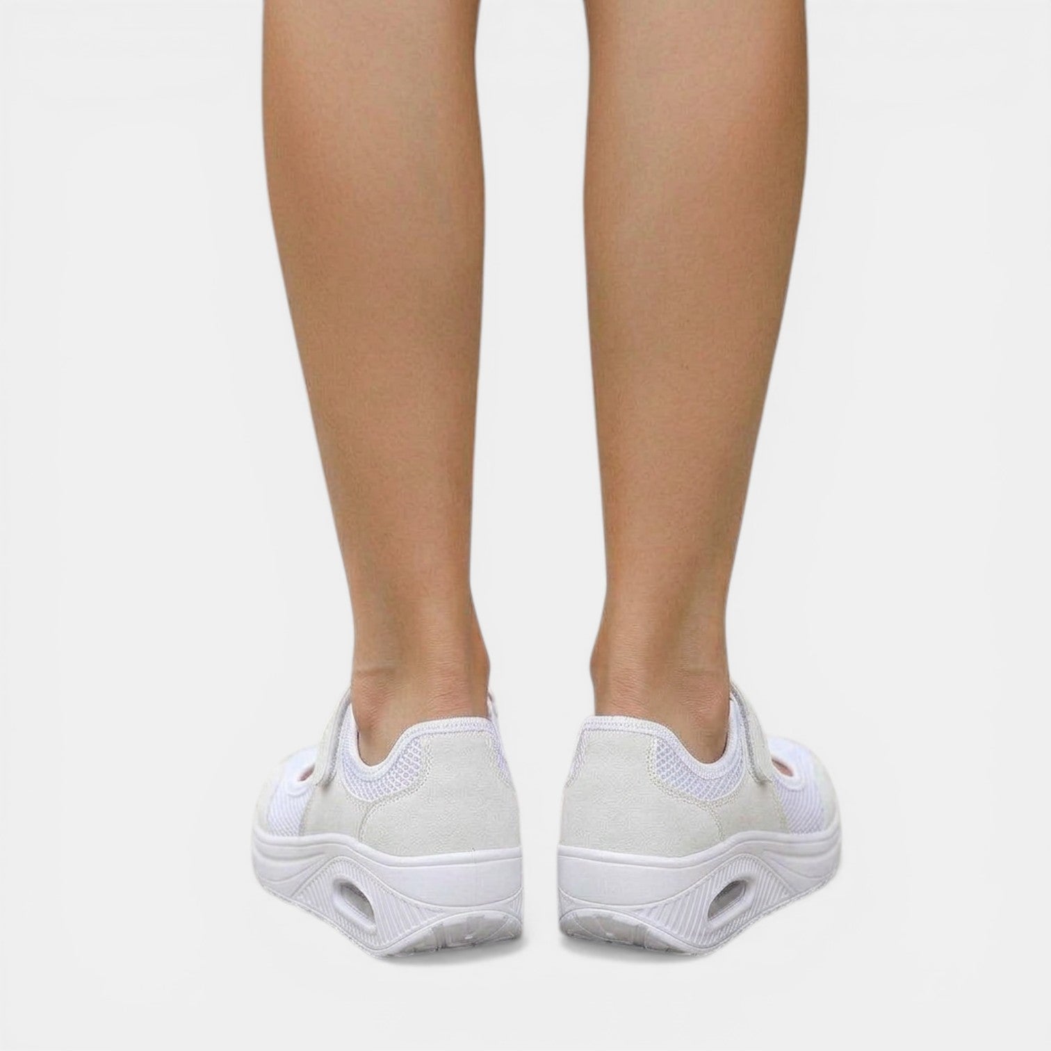 Delaina - Women's Mary Jane Mesh Sneakers with Adjustable Strap