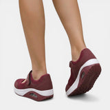 Delaina - Women's Mary Jane Mesh Sneakers with Adjustable Strap