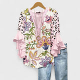 Dervla - Women's Lightweight Crease-Resistant Blouse - Pink