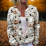 Ghost Pumpkin Print