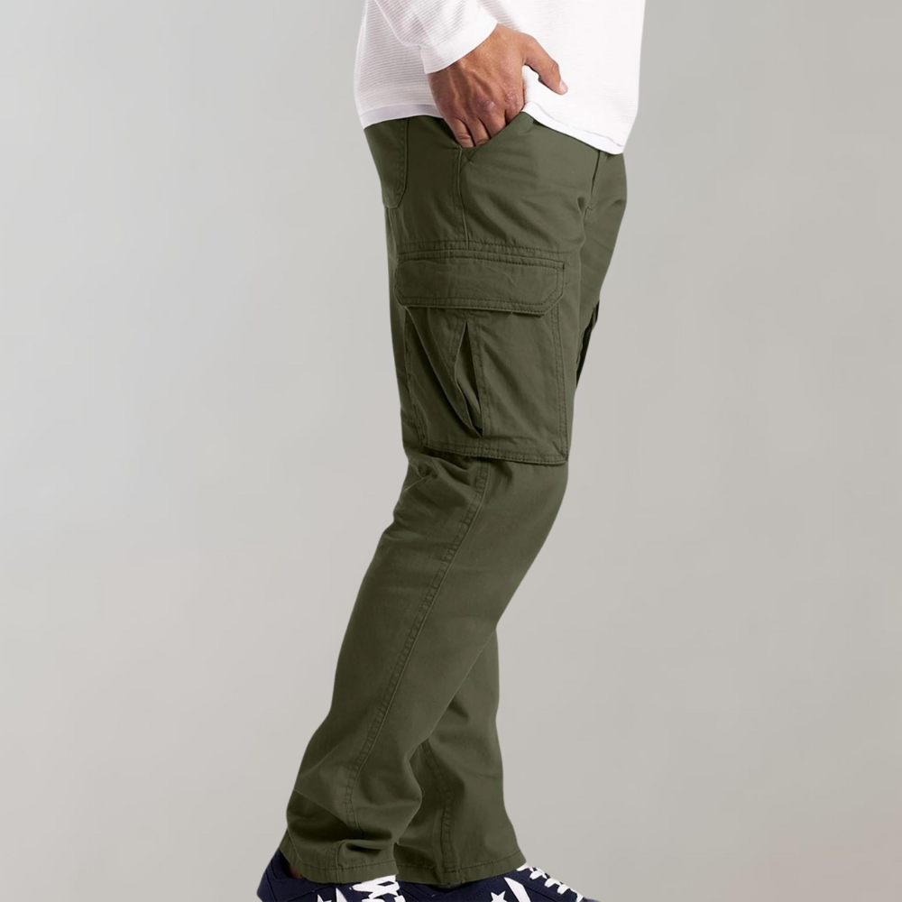 Donald - Men's Slim Fit Cargo Pants with Flat Pockets