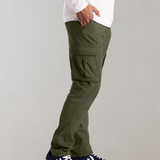 Donald - Men's Slim Fit Cargo Pants with Flat Pockets