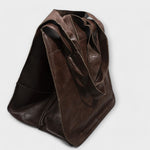 Dorte - Women's Oversized Leather Weekender Bag