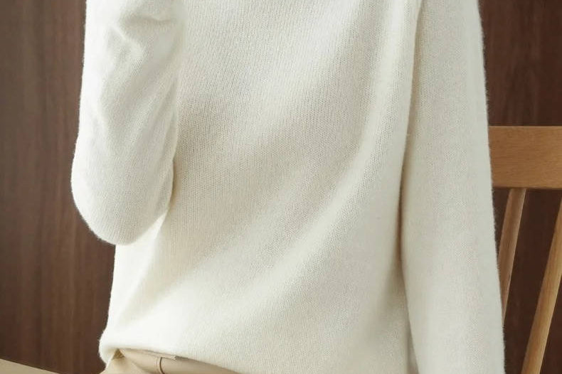 Women's Merino Wool Turtleneck Sweater | Soft Layering Knit Pullover