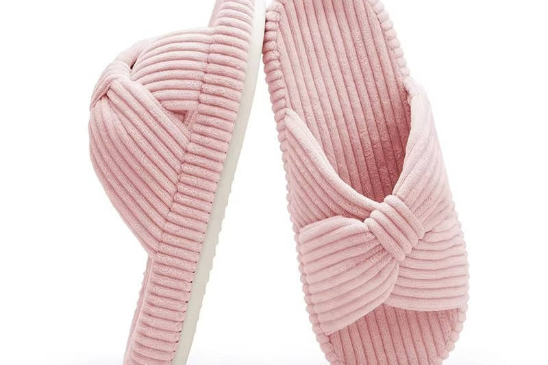 Flavia - Women's Crossover Cushioned House Slippers