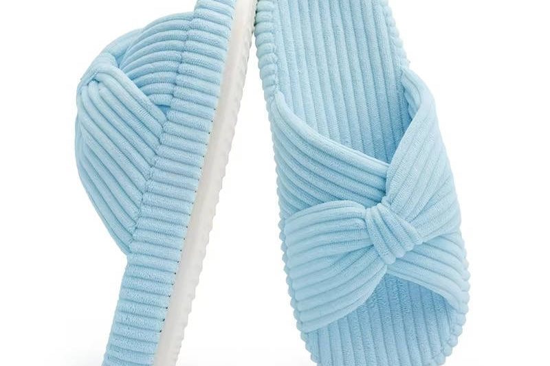 Flavia - Women's Crossover Cushioned House Slippers