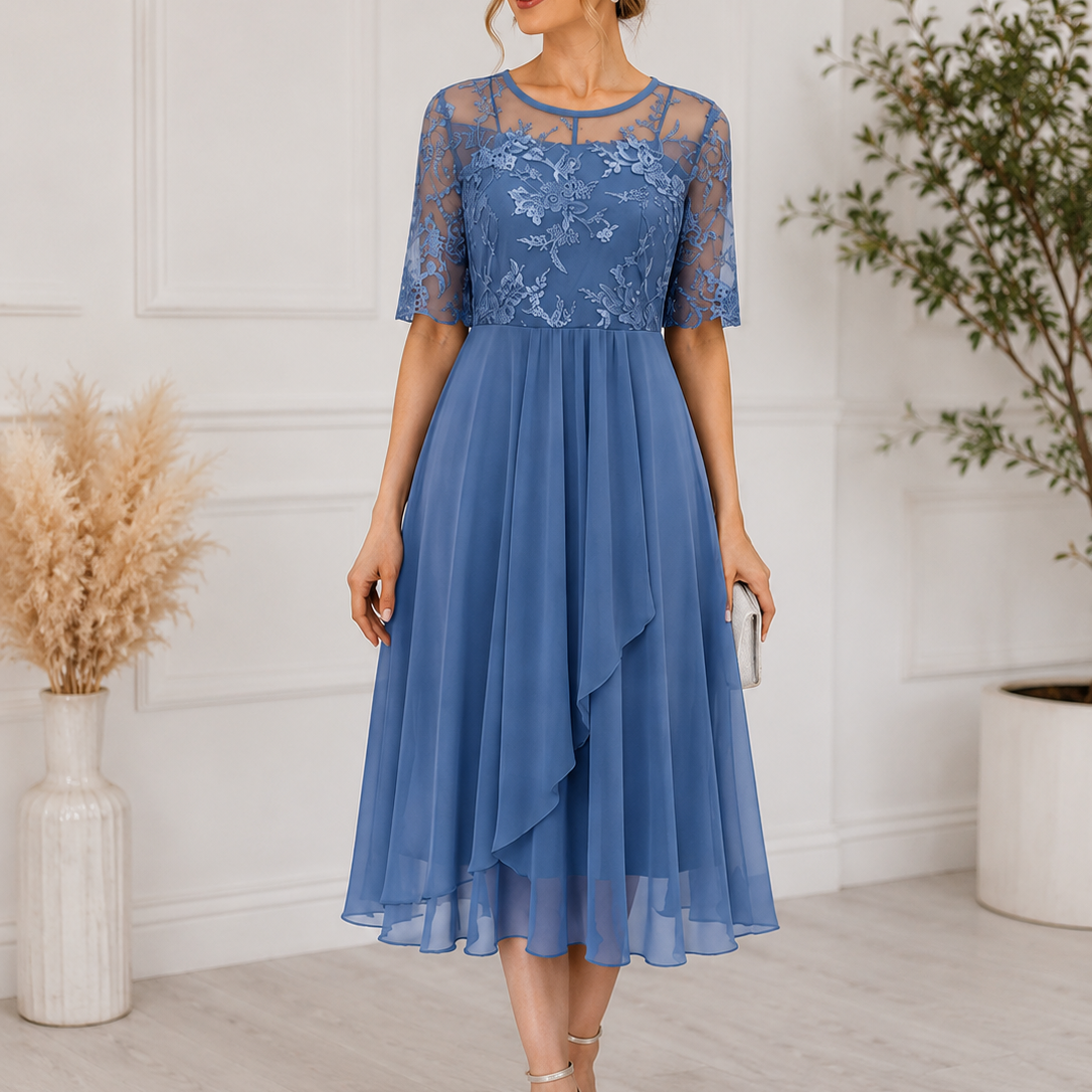 Women's Lace Midi Dress