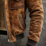 Edward - Men's Sherpa Lined Jacket with Full Zip