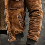 Edward - Men's Sherpa Lined Jacket with Full Zip